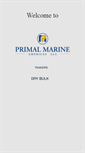 Mobile Screenshot of primal-marine.com