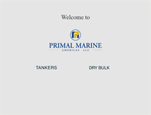 Tablet Screenshot of primal-marine.com